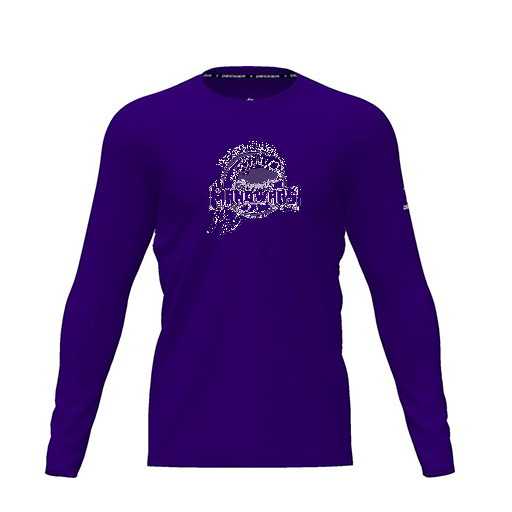 [FTLCDFPP-YXS-LOGO1] Dri Fit Performance T-Shirt (Youth XS, Purple, Logo 1, Long Sleeve)