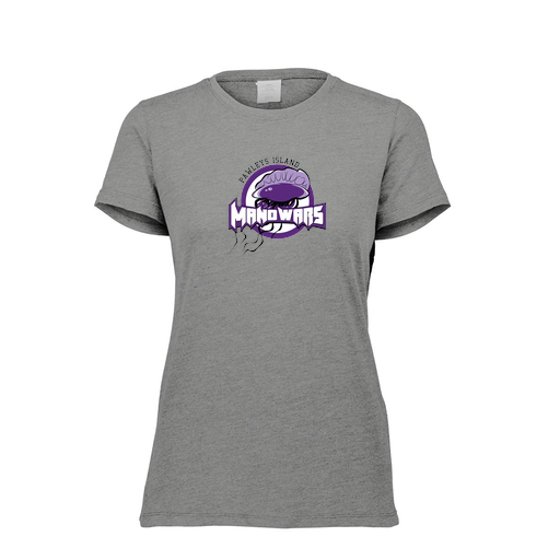 [FTSCUBGY-FAXS-LOGO1] Decker Women's Tri-Blend T-Shirt - Short Sleeve (Female Adult XS, Gray, Logo 1)