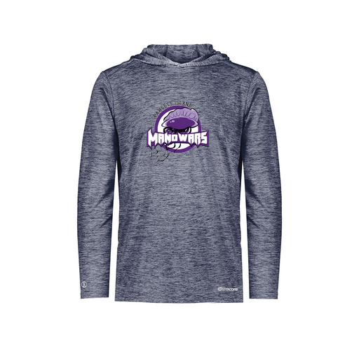 [FOLHCGNV-YS-LOGO1] Decker Youth Charge Hoodie (Youth S, Navy, Logo 1)